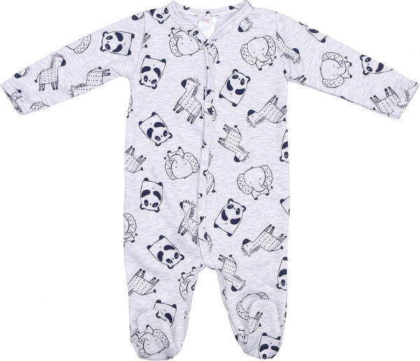 Человечек унисекс Моя планета Звери Кмб401-4 р.56 серый 