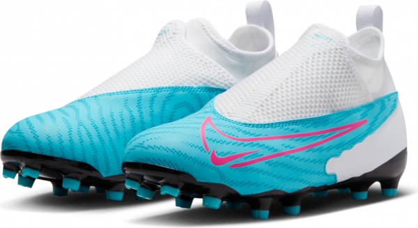 Бутси Nike JR PHANTOM GX ACADEMY DF FG/MG DD9546-446 р.38,5 синій