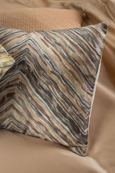 Комплект постельного белья Desert Dunes семейный бежевый с рисунком Decoflux 