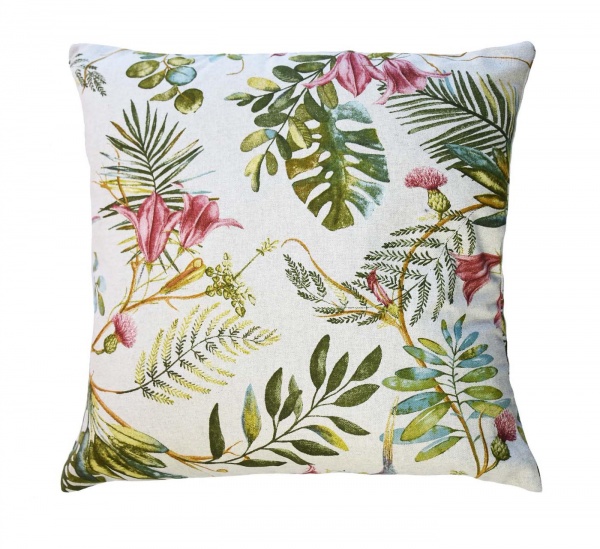 Наволочка Villa квіти 45x45 см білий Прованс 