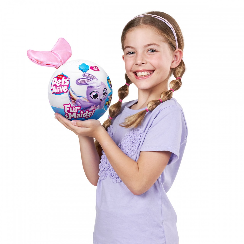 Интерактивный игровой набор Pets & Robo Alive серии Furmaids – Котенок Пурл 9555A
