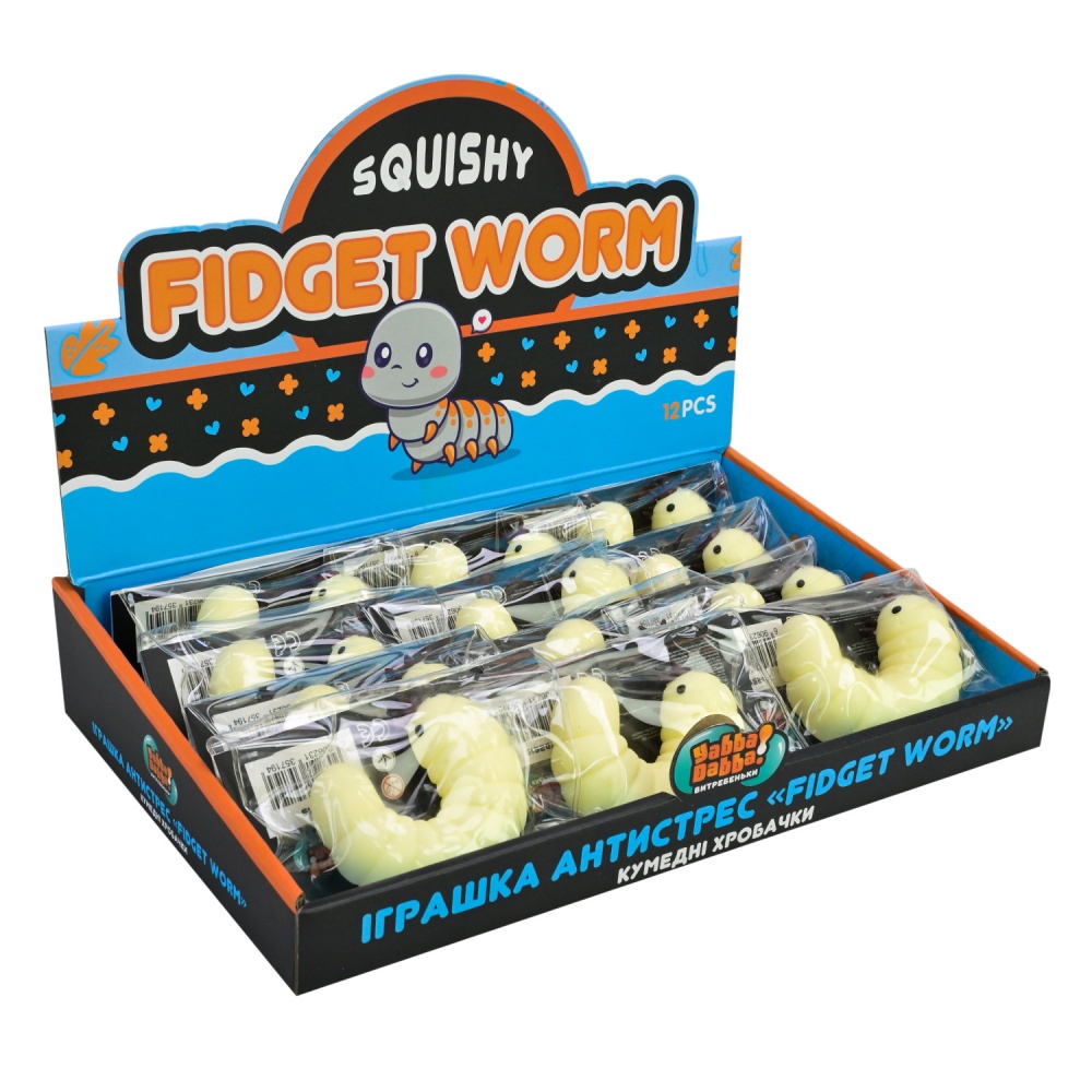 Игрушка-антистресс Yabba Dabba Червь YD2515