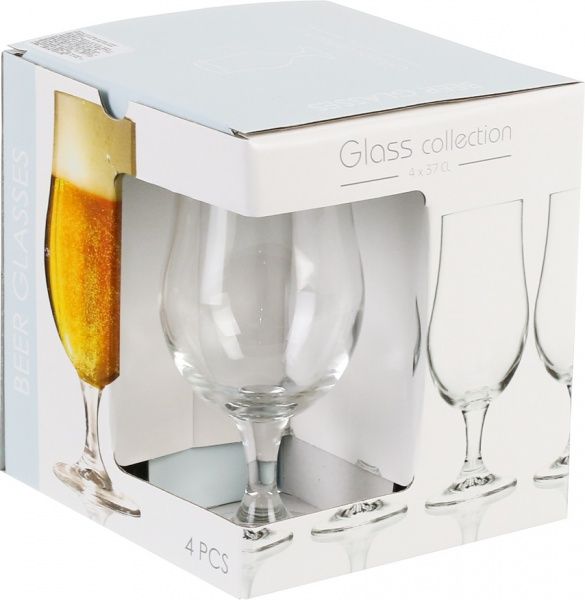 Набор бокалов для пива 370 мл 4 шт.