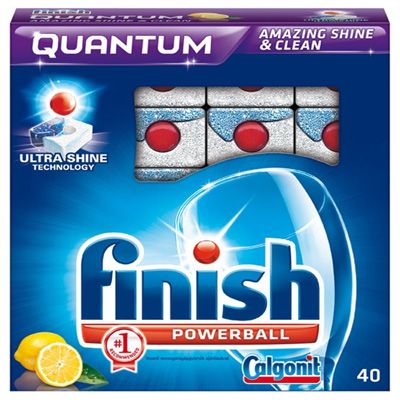 Таблетки для миття посуду Finish Quantum Lemon таблетки 40 шт