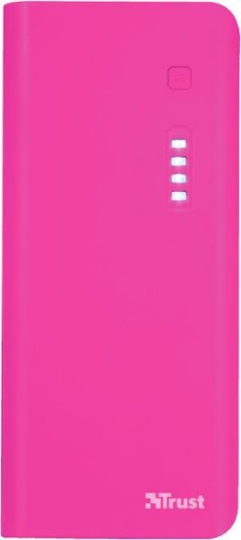 Внешний аккумулятор (Powerbank) Trust PRIMO POWERBANK SUM-PINK 10000 mAh pink (22749) 