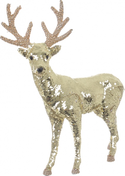 Декорація новорічна Олень 44х16х51 см EPI-70471025 