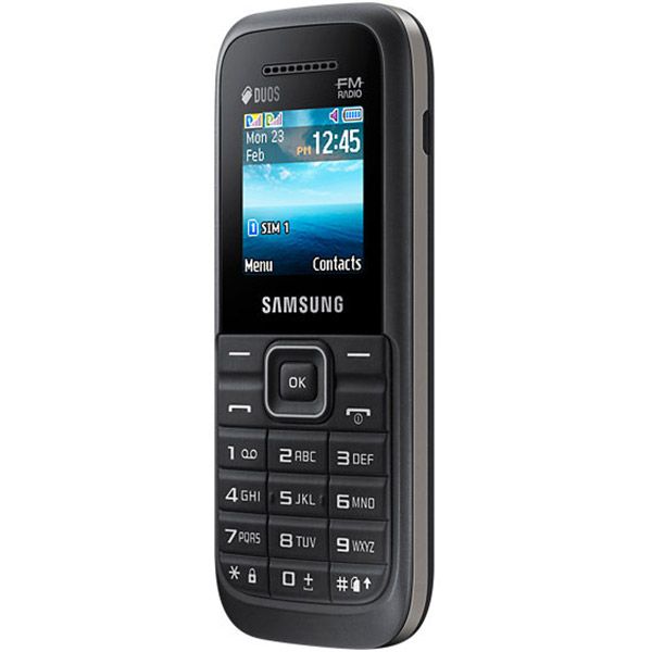 Телефон мобільний Samsung B110E DS black