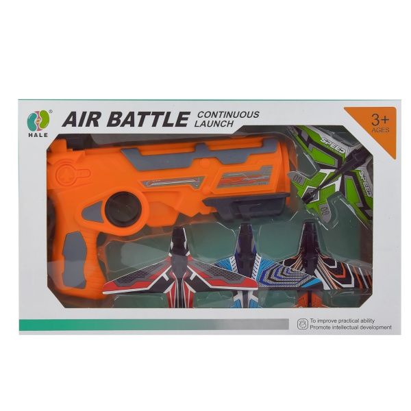 Ігровий набір Літачок-запускалка з пістолетом в асортименті K908