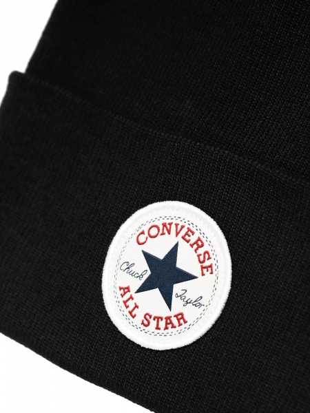 Шапка Converse Chuck Patch Beanie 10022137-001 OSFA чорний