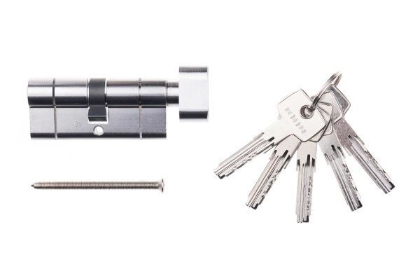 Циліндр Abus KD6PS 50x50 ключ-вороток 100 мм матовий нікель