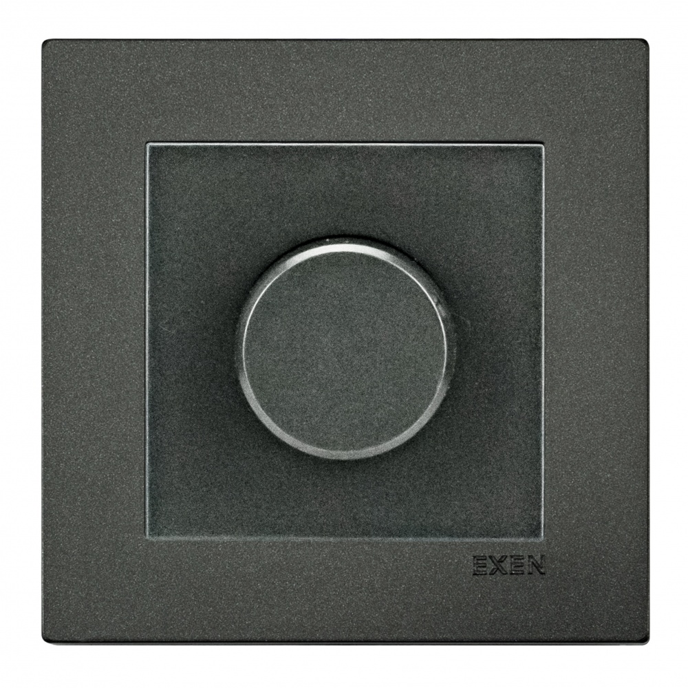 Механизм светорегулятора EXEN Karell 800 Вт 20 IP антрацит 290-001302-225