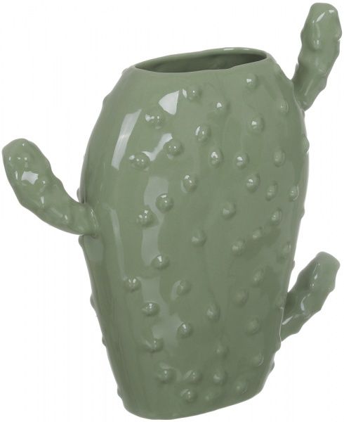 Ваза керамическая зеленая Кактус WW 2705 28,5 см Eterna