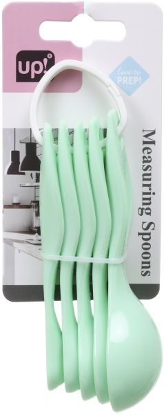 Набор мерных ложек 5 шт., зеленый UP! (Underprice)