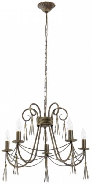 Люстра підвісна Nowodvorski TWIST V 5xE14 бронзовий 2766 