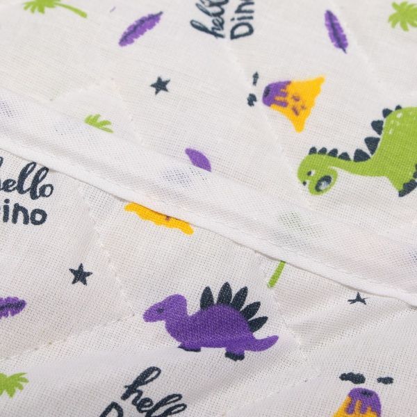 Конверт для новорожденных Динозаврики Home Line демисезон салатово-фиолетовый 155981 