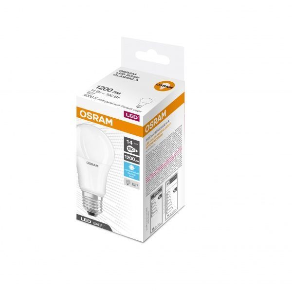 Лампа світлодіодна Osram Base Промо 14 Вт A60 матова E27 220 В 4000 К 