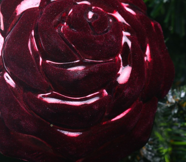 Декорация-подвеска роза 10 см в ассортименте