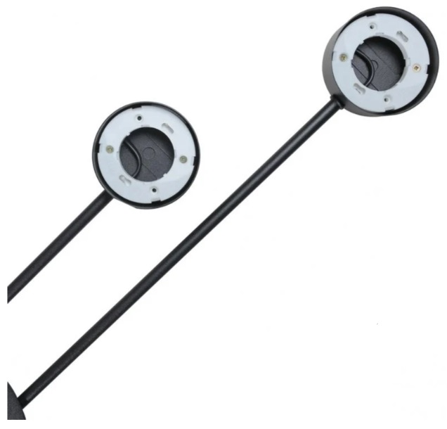 Люстра стельова Светкомплект G LINE 6 6xGX53 чорний матовий