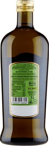 Олія оливкова Оліо Данте IL Mediterraneo першого холодного віджиму класу Extra Virgin 1 л 