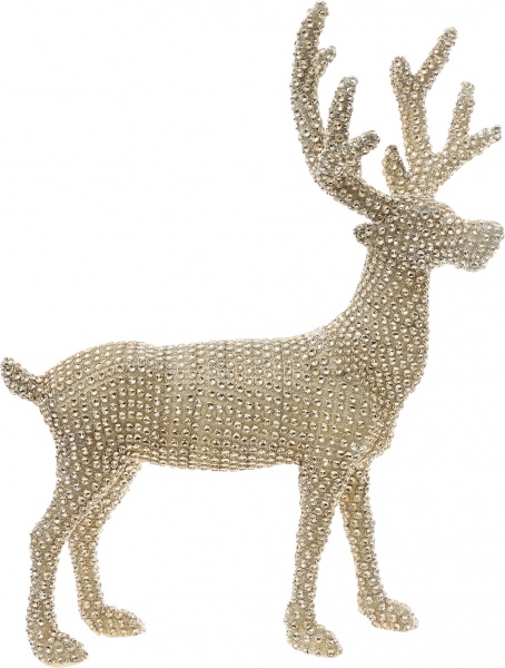 Декоративная фигура Олень стоящий 36 см 