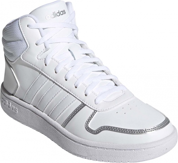 Кроссовки Adidas HOOPS 2.0 MID FY6023 р.UK 6,5 белый