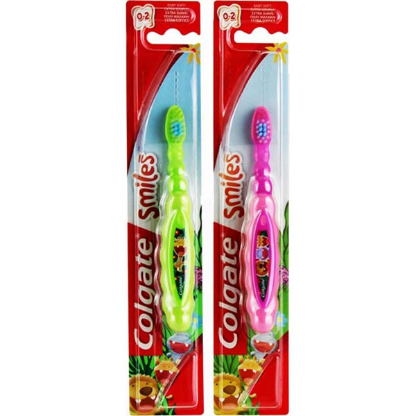 Щетка зубная Colgate Smiles 0-2 года мягкая