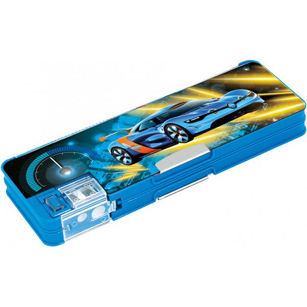 Пенал шкільний зі стругачкою Hi Speed 7012 CF85951 Cool For School блакитний