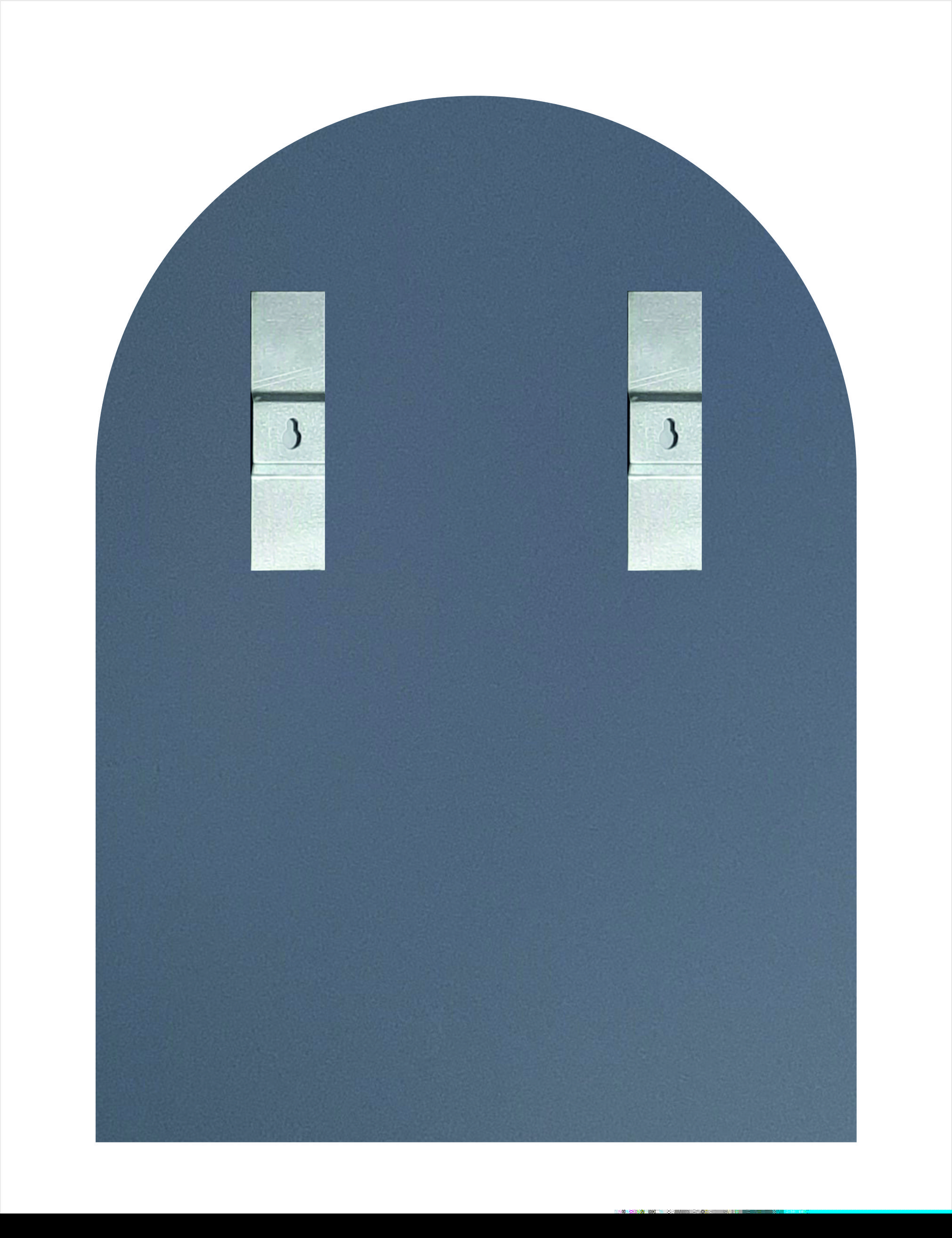 Зеркало настенное ЛАДА ГІВА 884 620х400 с полочкой бронза 