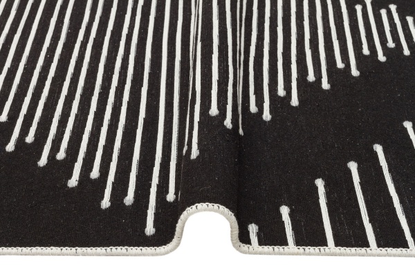 Ковер Ekohali Arya AR 15 Black 160x230 см двусторонний 