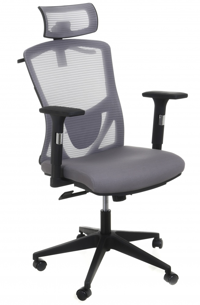 Крісло Центр Меблів офісне Гарди 64,5х70х124 см сірий
