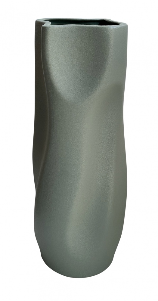 Ваза керамічна Eterna Blossom KG 31 см зелена матова 6002-31 зелена матова