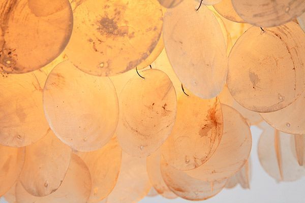 Люстра підвісна Strotskis Kachin 6x40 Вт E27 перламутровий/хром 3535/6 