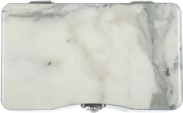 Сундучок Мрамор 20х12х8,5 см серый