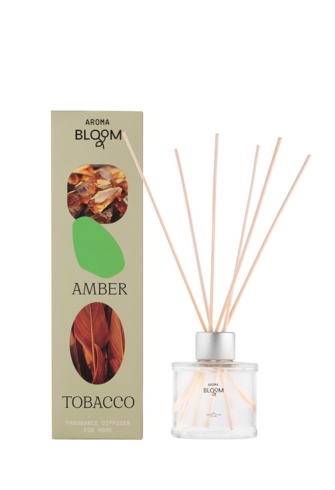 Аромадифузор з паличками Aroma Bloom Amber Tobacco 100 мл