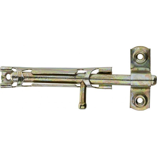 Шпингалет накладной ЗТ-10 Apecs 90006081 желтый цинк