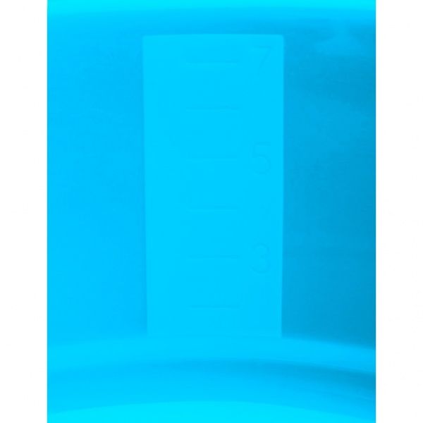 Таз пластиковый Sanja IPPI 40х40х14 см синий с меркой 10 л 