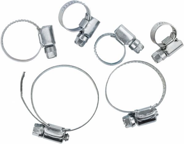 Хомут червячный набор 6 шт