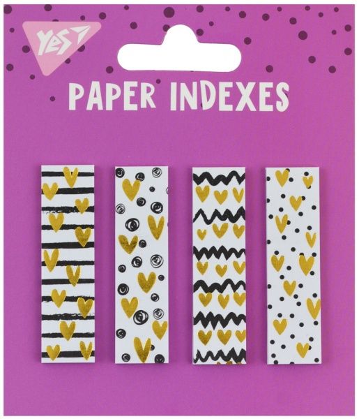 Стикеры с фольгой Fancy 58х15 мм 80 шт. (4х20) YES