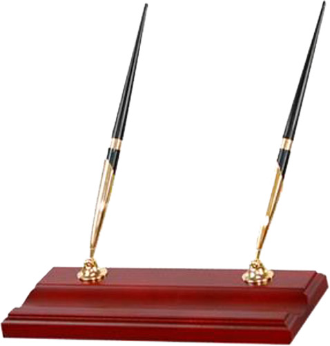 Подставка настольная с двумя ручками красное дерево 1158XDU