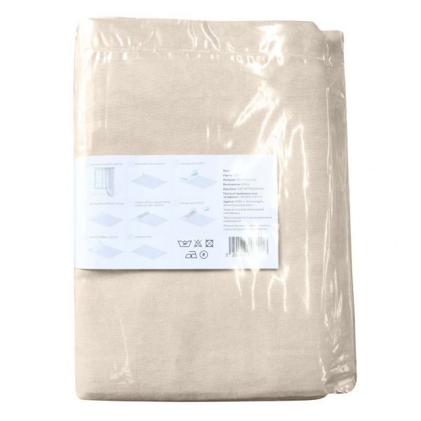 Штора Moda 200х285 см бежевий Decora