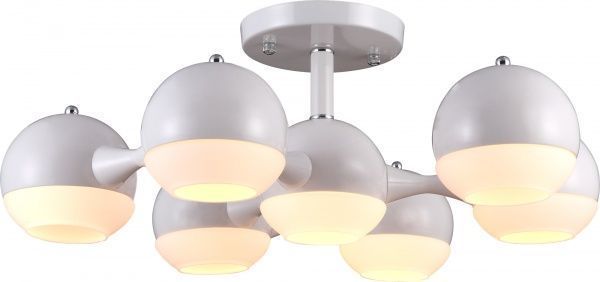 Люстра потолочная Altalusse 7x40 Вт E27 белый INL-9374C-07 White 