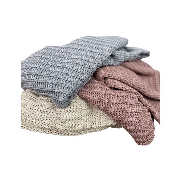 Плед Cotton Серый 200x220 см La Nuit 