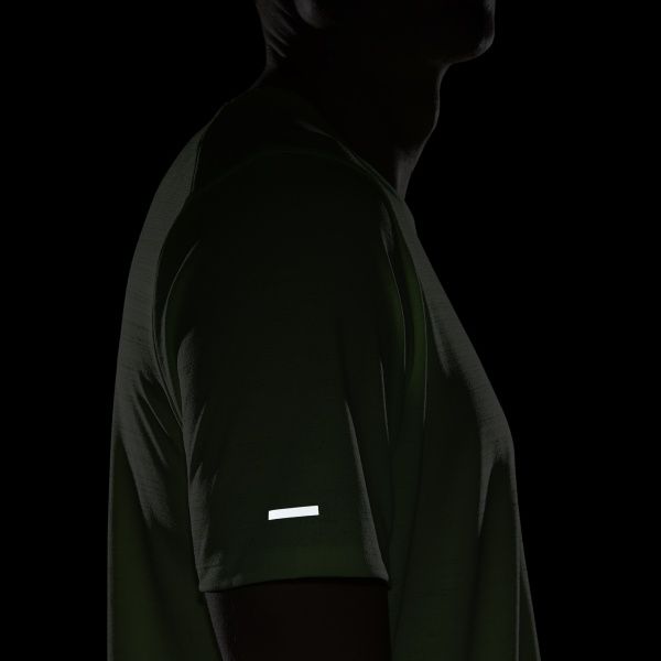 Футболка Nike M NK DF MILER TOP SS CU5992-358 р.XL лайм