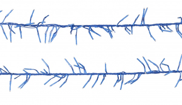 Электрогирлянда линейная Фейерверк синий LDFC200-B-E встроенный светодиод (LED) 200 ламп 2 м 