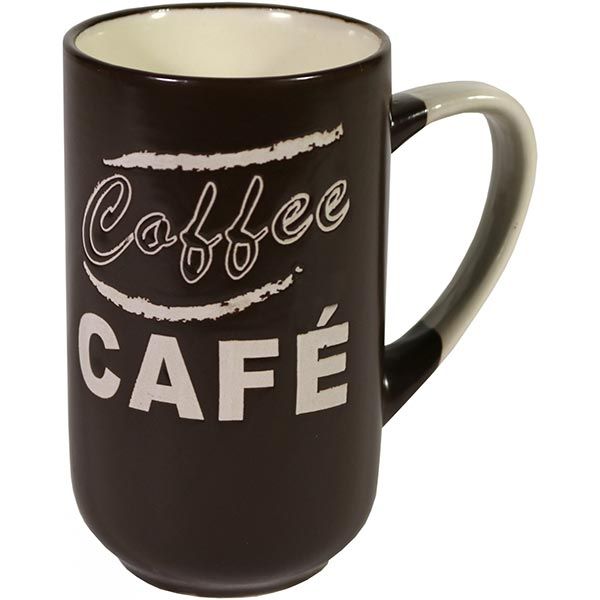 Чашка керамическая Cafe шоколад 300 мл