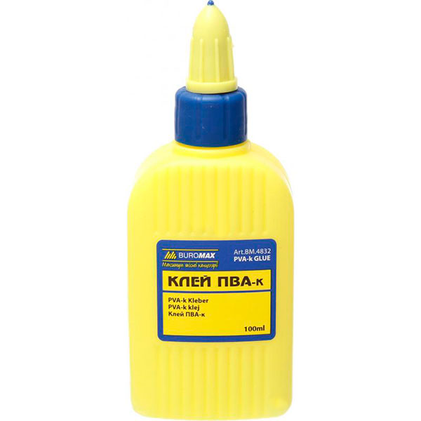 Клей ПВА 100 мл BM.4832 Buromax
