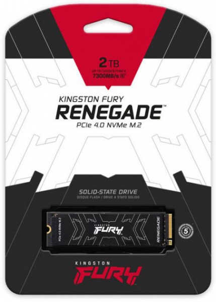 SSD-накопитель Kingston Fury Renegade 2280 2000GB M.2 PCI Express 4.0 x4 3D TLC NAND (SFYRD/2000G) 