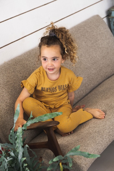 Футболка для девочек р.116 желтый V42948-37 