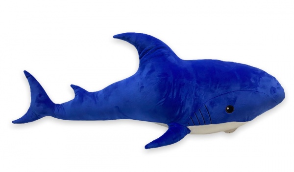 М'яка іграшка Stip Подушка Акула 100 см синій