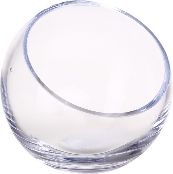 Ваза Снігур H13 D14 см 13 см прозорий 